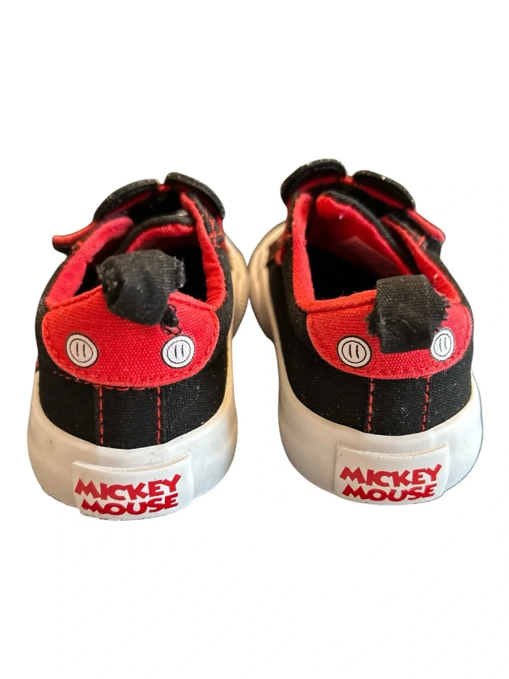 Disney Junior Mickey Mouse & Donald Duck Toddler Sneakers Hook & Loop Size 5